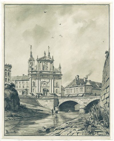 View of the Ljubljanica, Franc